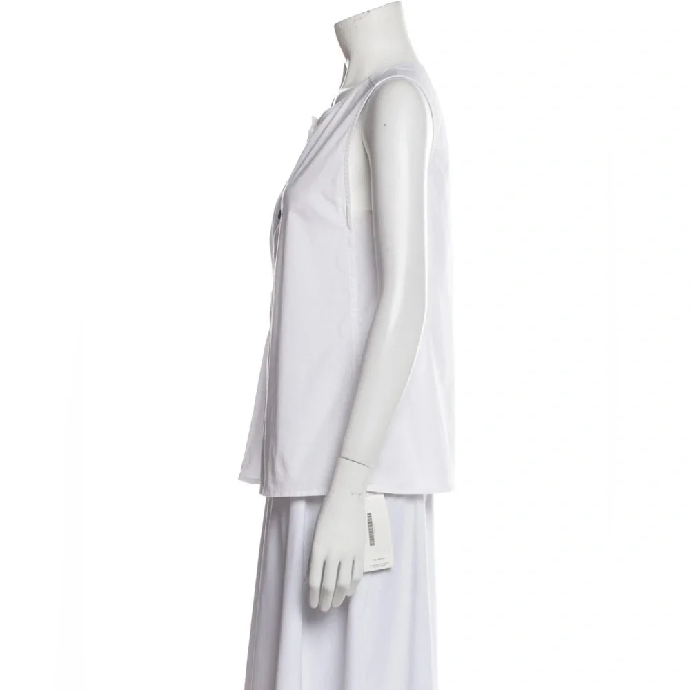 Tory Burch Crisp Cotton Poplin Tunic 4 - Picture 2 of 11